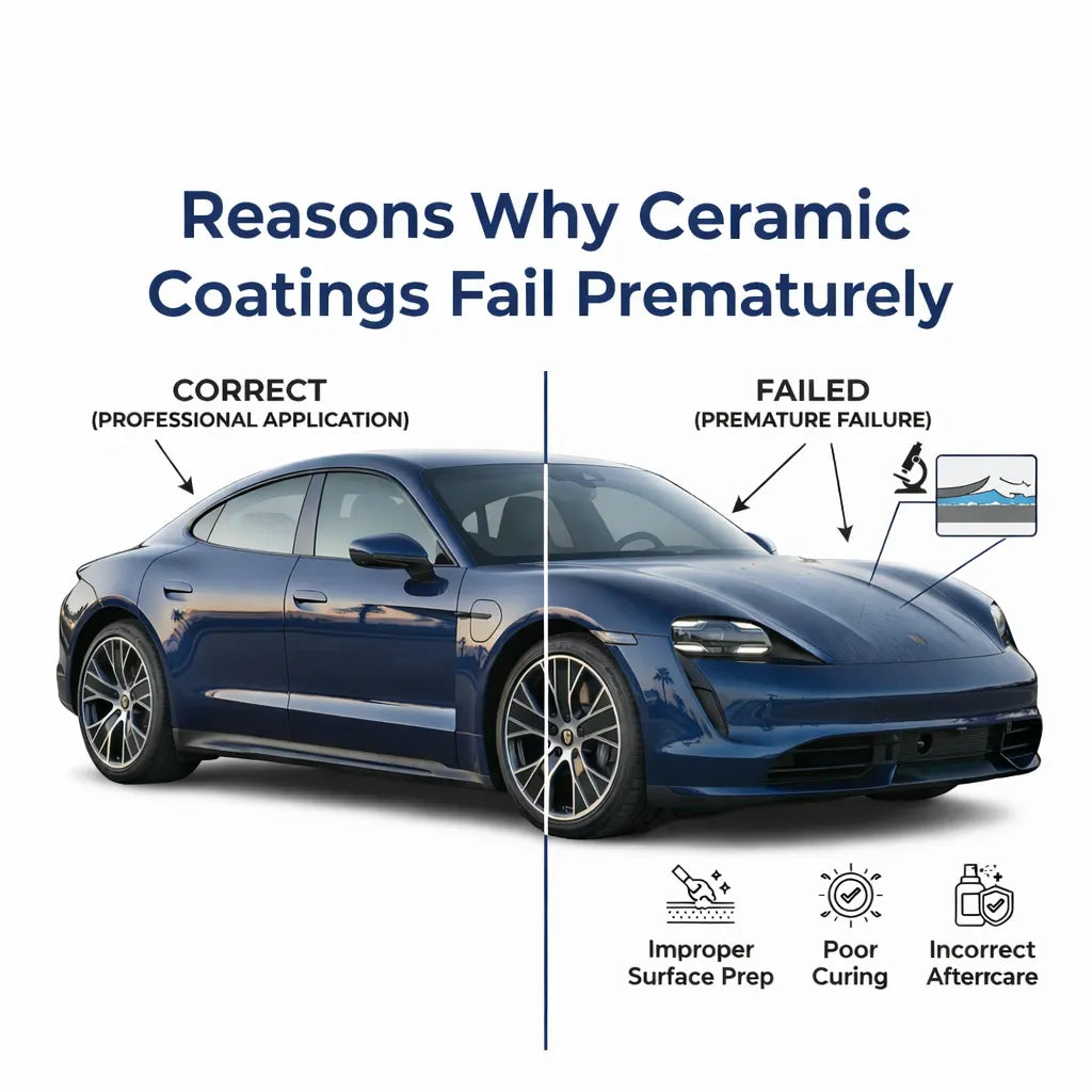 Common Reasons Ceramic Coatings Fail Prematurely and How to Avoid Them