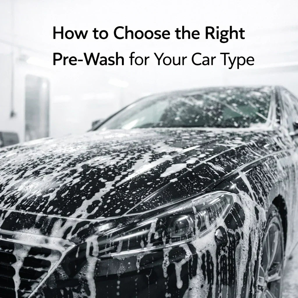 How to Choose the Right Pre-Wash for Your Car Type