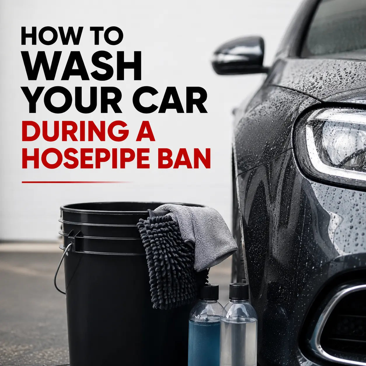 How to Wash Your Car During a Hosepipe Ban