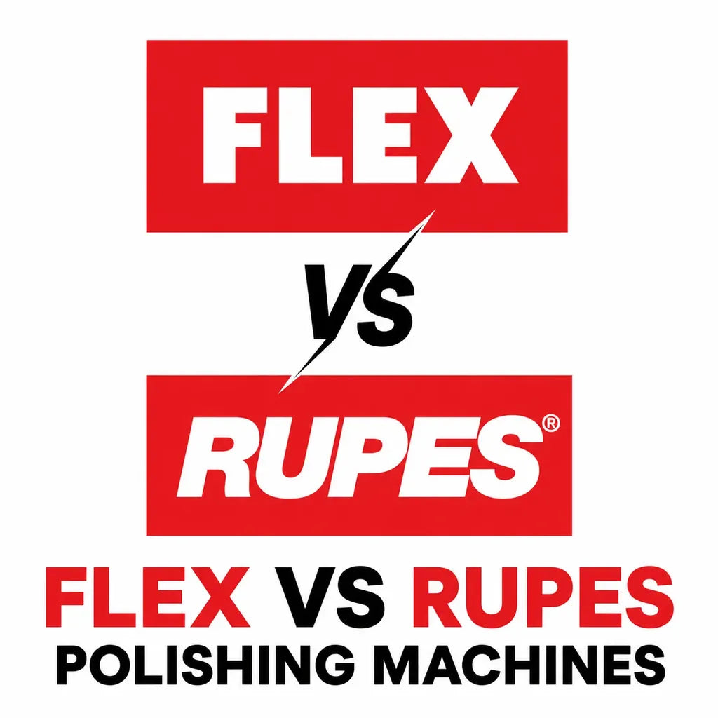 Flex vs Rupes polishing machines comparison - CA Detailing
