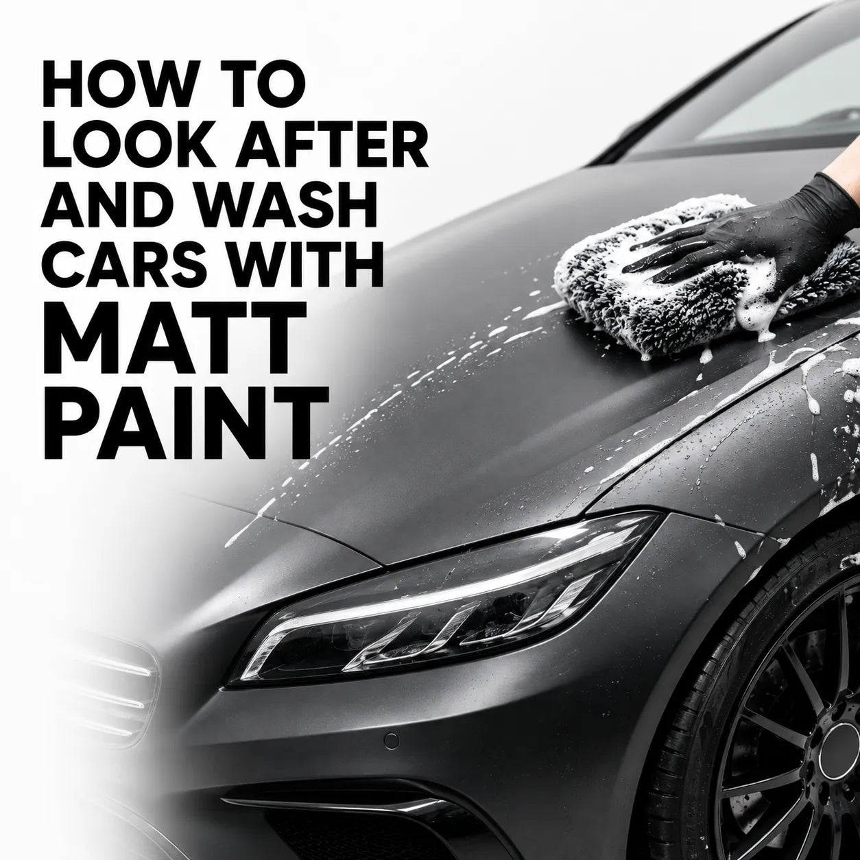 Washing a car with a matt paint finish safely - CA Detailing