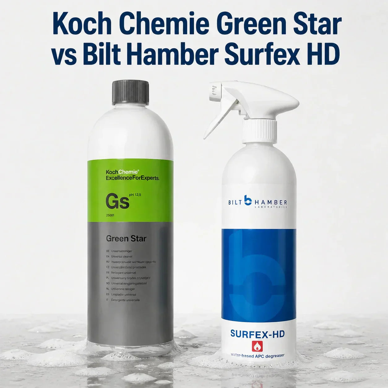 Koch Chemie Green Star vs Bilt Hamber Surfex HD - Expert APC Comparison