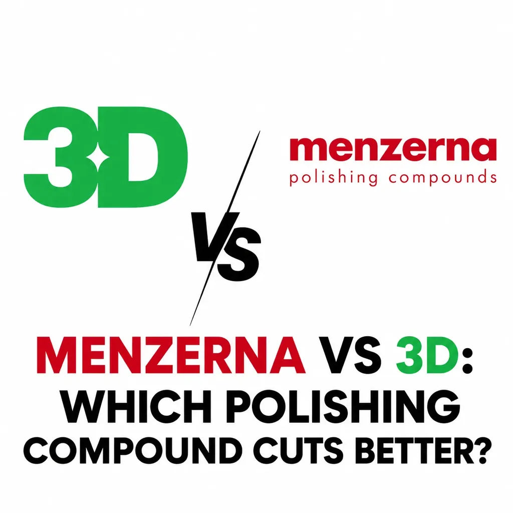Menzerna vs 3D polishing compound comparison - CA Detailing