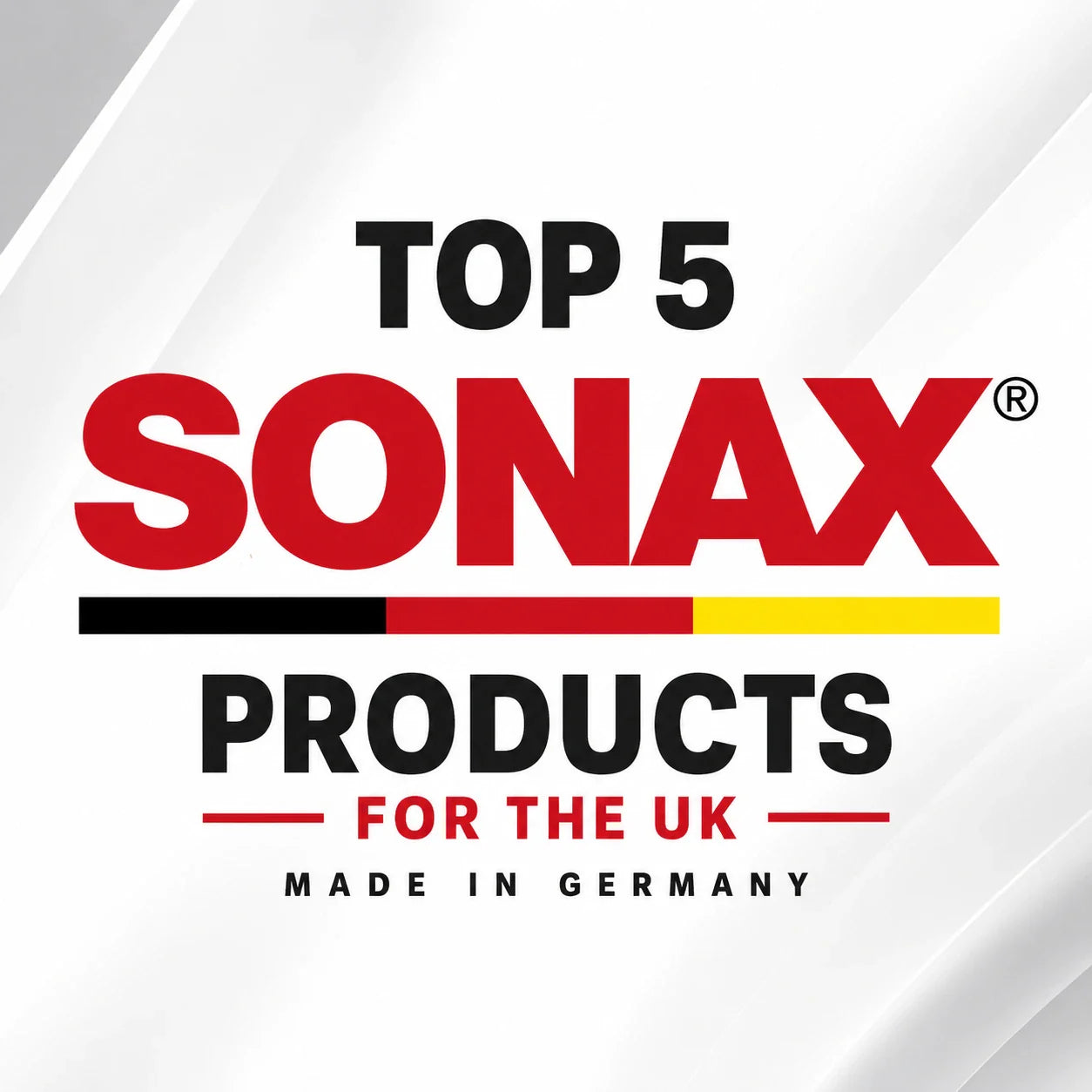 Top five Sonax products for a car detailing routine - CA Detailing