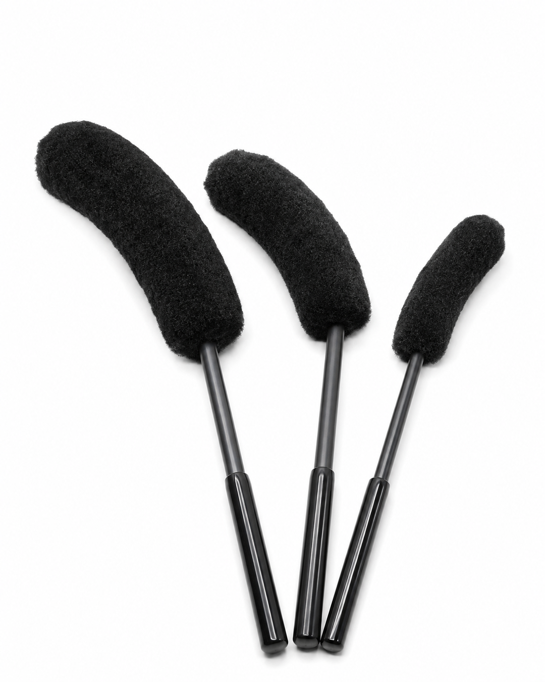 CAD Alloy Wheel Wool Brush Set (Pack of 3)