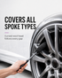 CAD Alloy Wheel Wool Brush Set (Pack of 3)