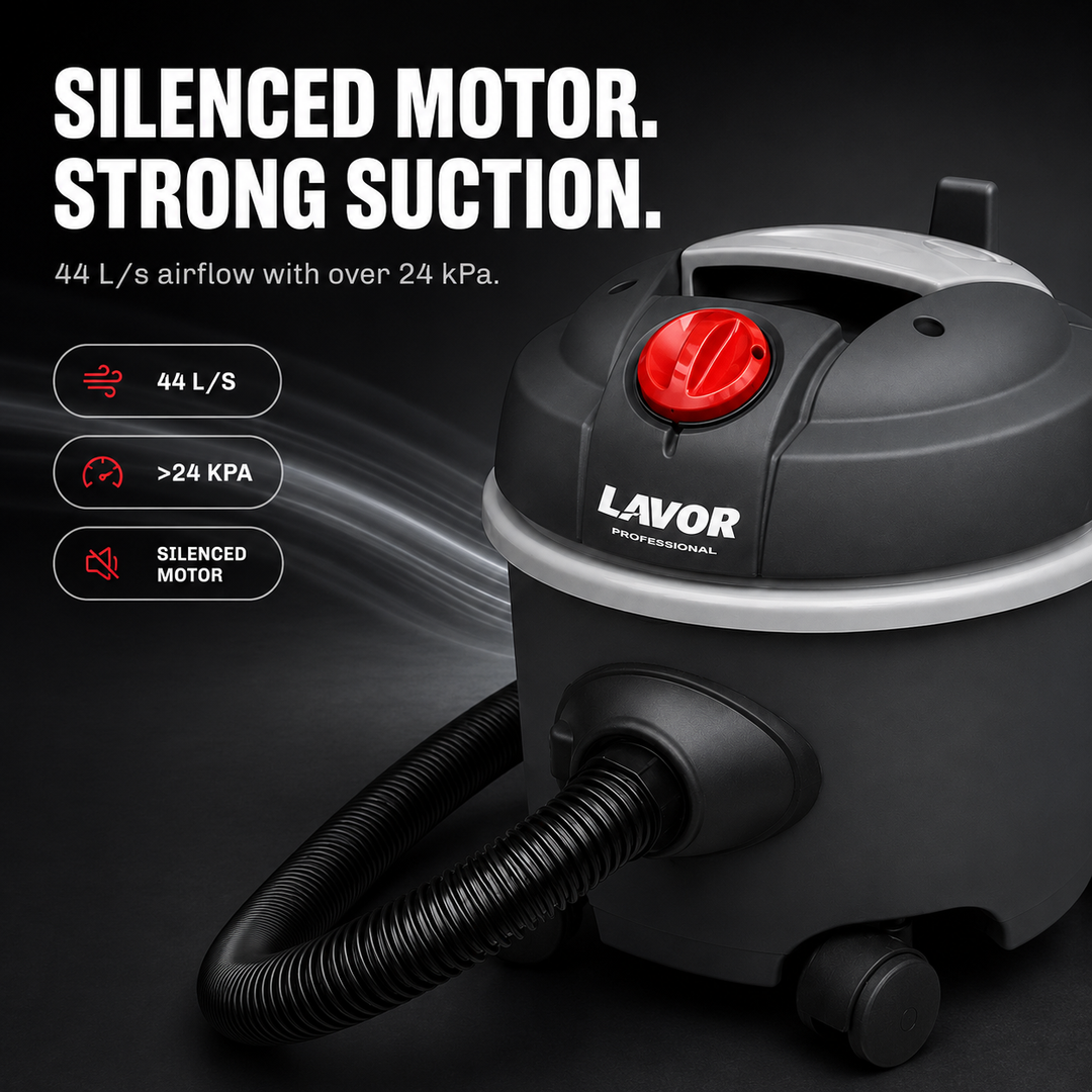 Lavor Silent 12L Dry Vacuum Cleaner