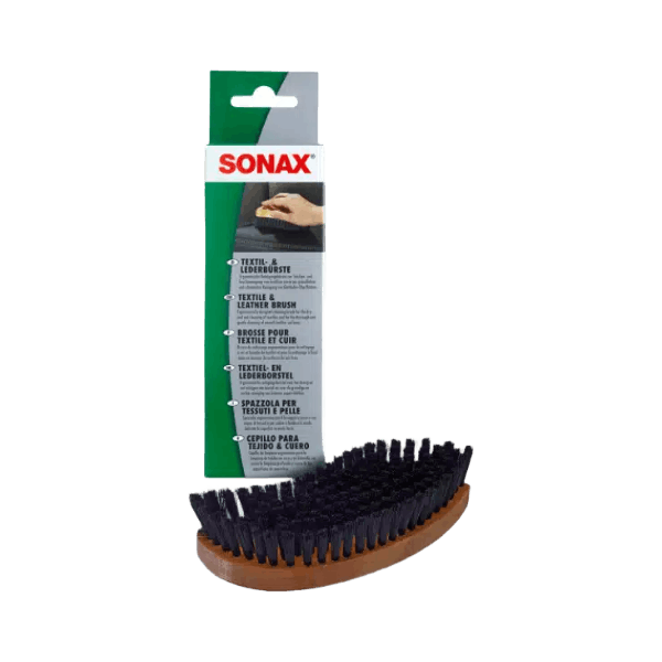 Sonax Textile & Leather Brush — front view