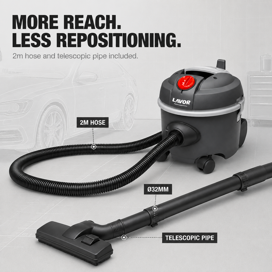 Lavor Silent 12L Dry Vacuum Cleaner