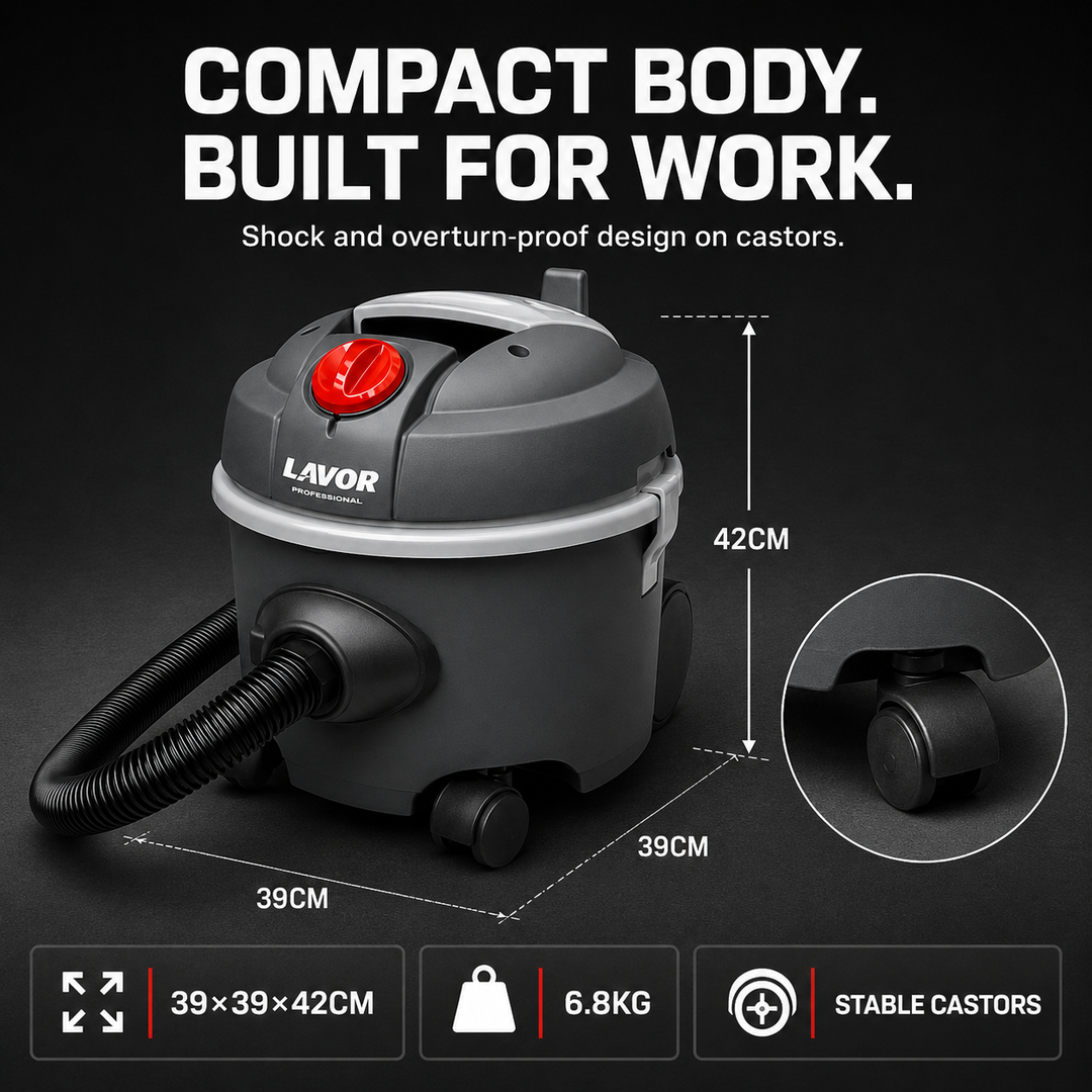 Lavor Silent 12L Dry Vacuum Cleaner