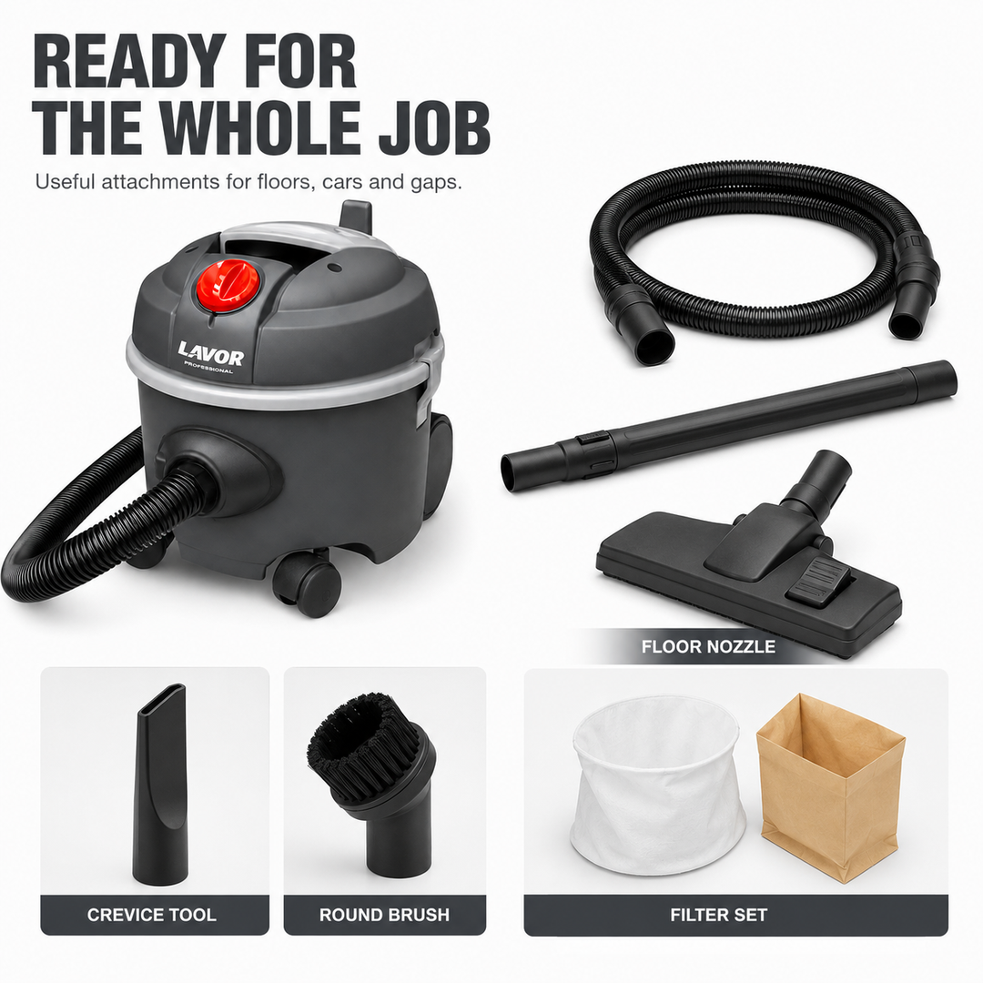 Lavor Silent 12L Dry Vacuum Cleaner