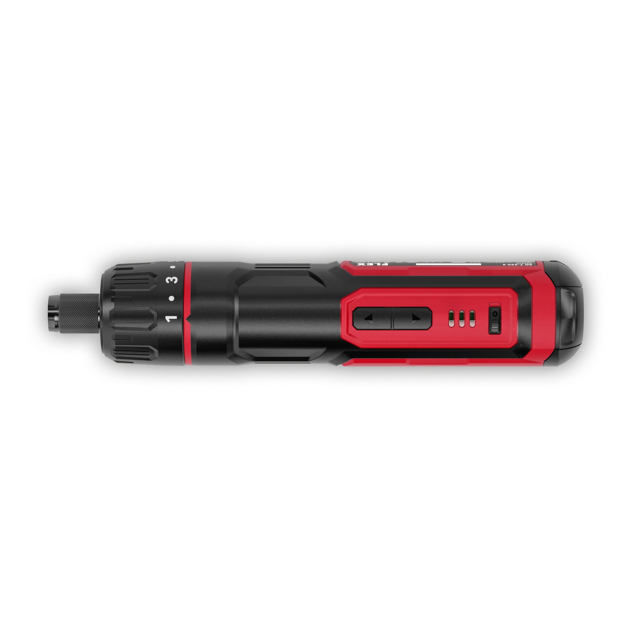 Flex SD 7-320 4V cordless screwdriver showing torque collar, top view