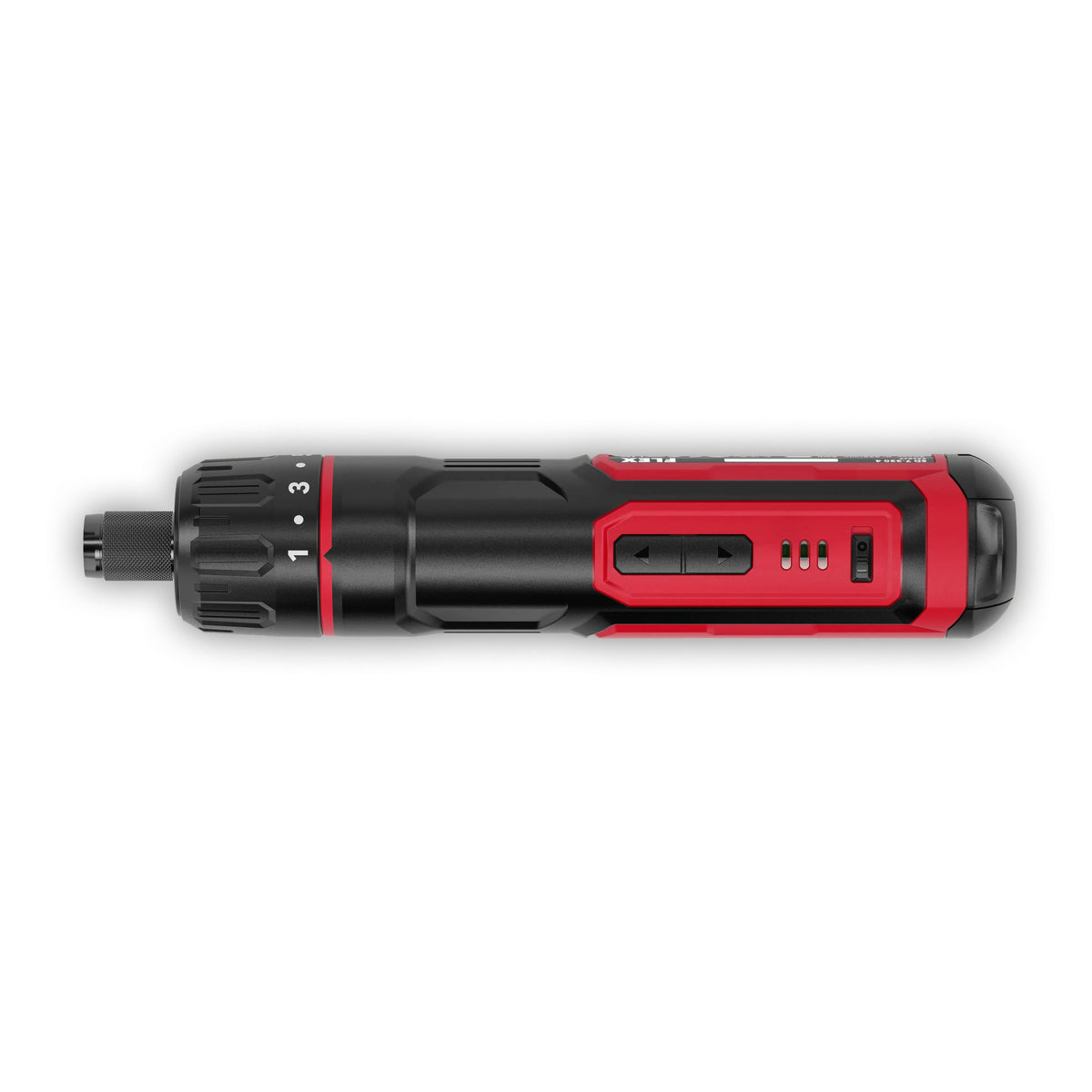 Flex SD 7-320 4V cordless screwdriver showing torque collar, top view