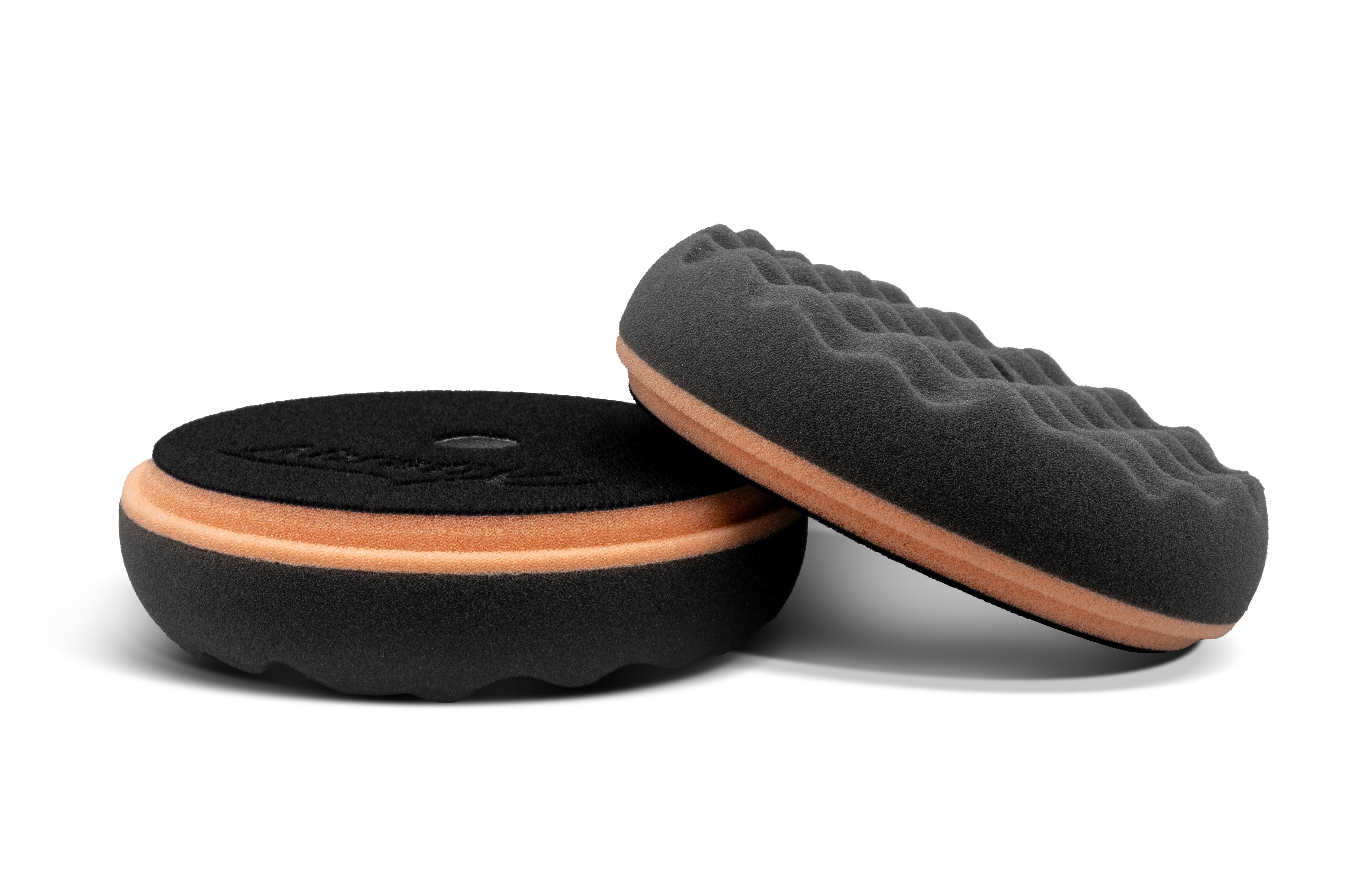 Black SOFTouch Waffle Finishing Pad 145mm front