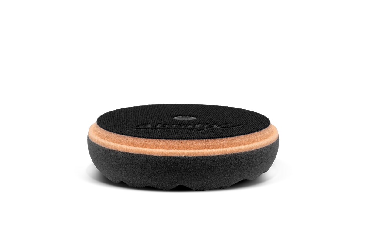 Black SOFTouch Waffle Finishing Pad 145mm front view 3