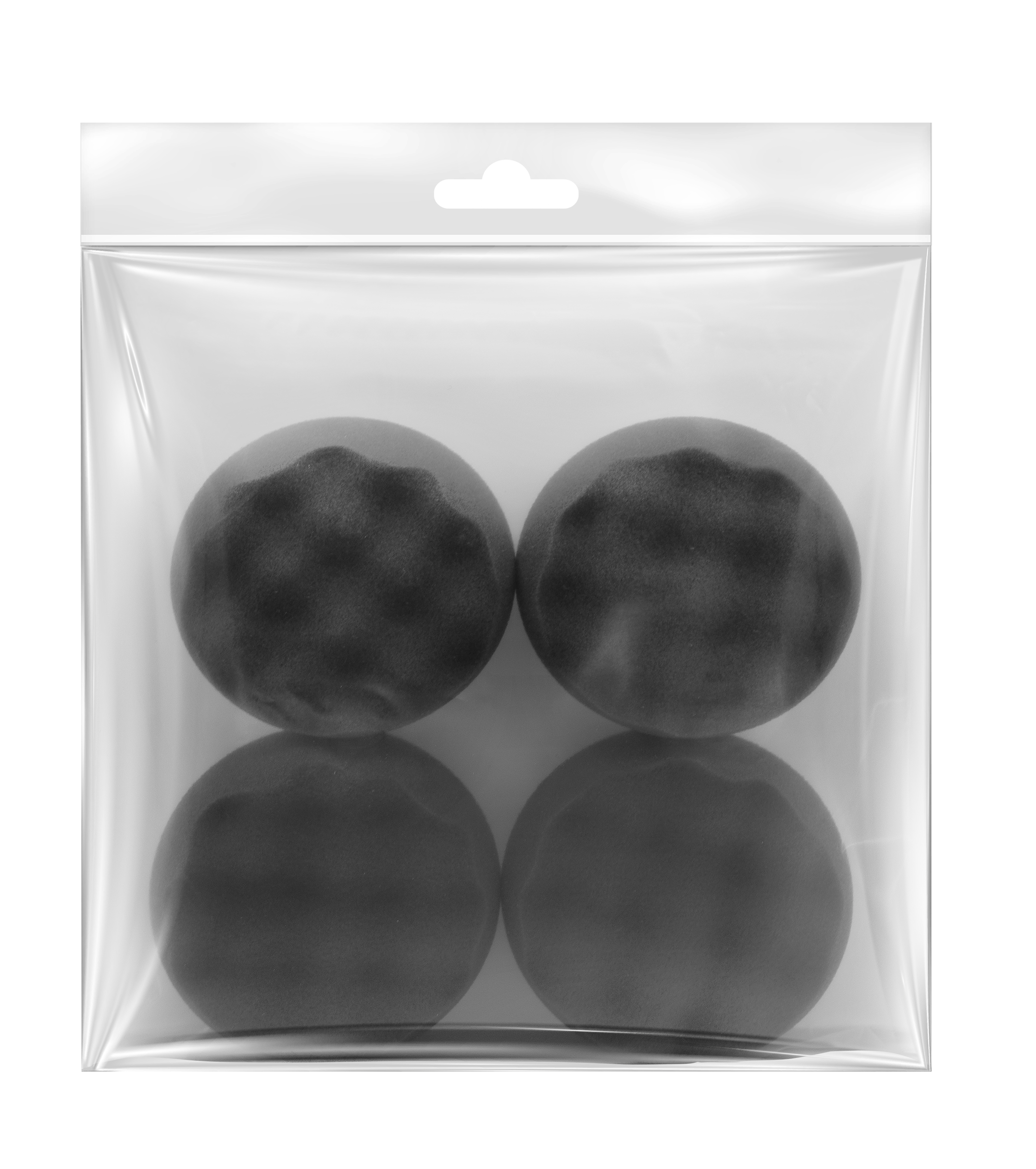 Black SOFTouch Waffle Finishing Pad 90mm 4-pack (Art. 203584)