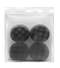 Black SOFTouch Waffle Finishing Pad 90mm 4-pack (Art. 203584)
