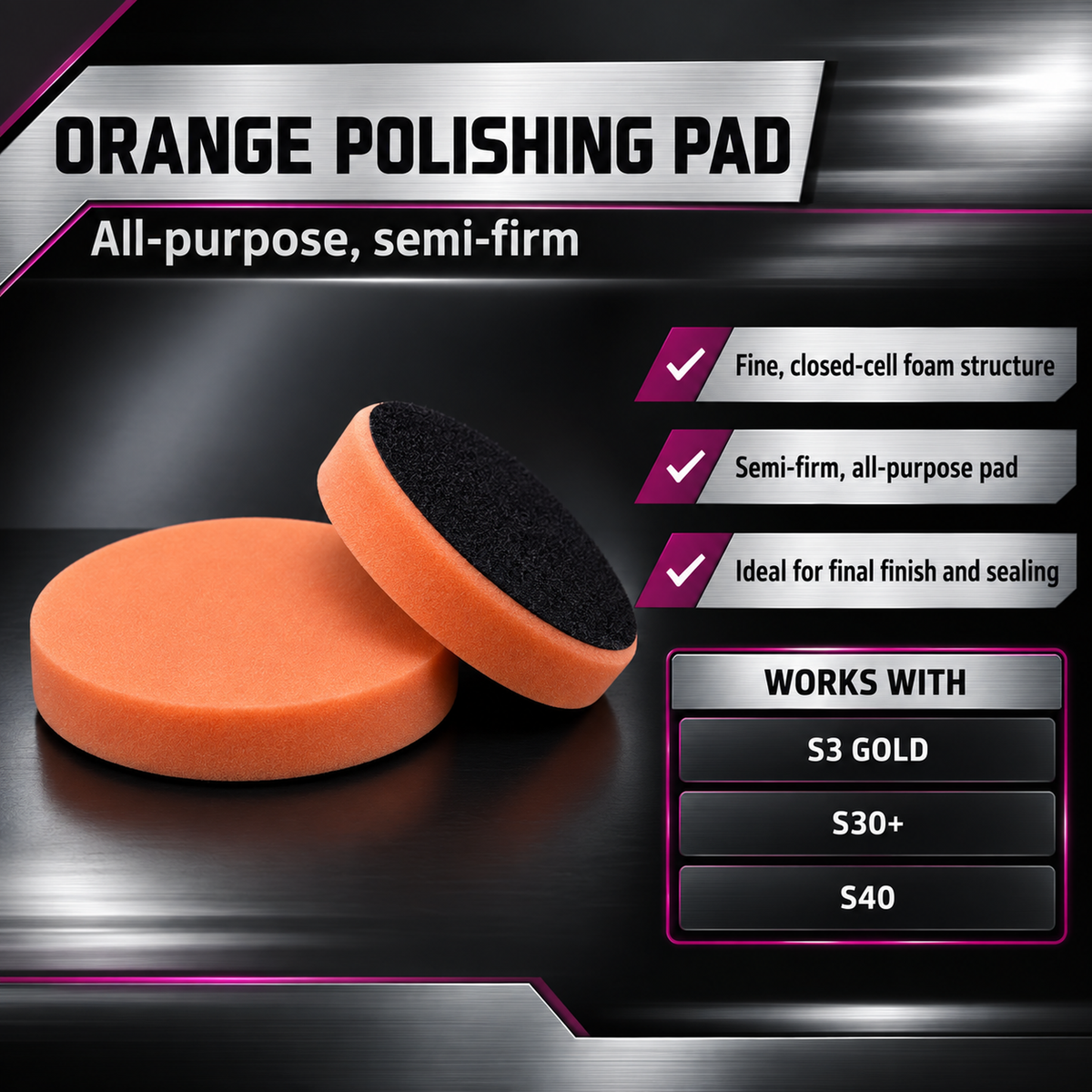 ORANGE POLISHING PAD - Scholl Concepts