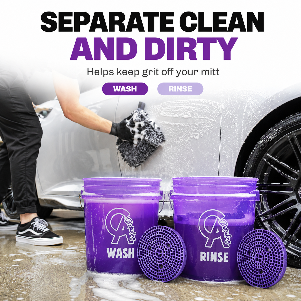 CAD Car Wash Buckets Sets