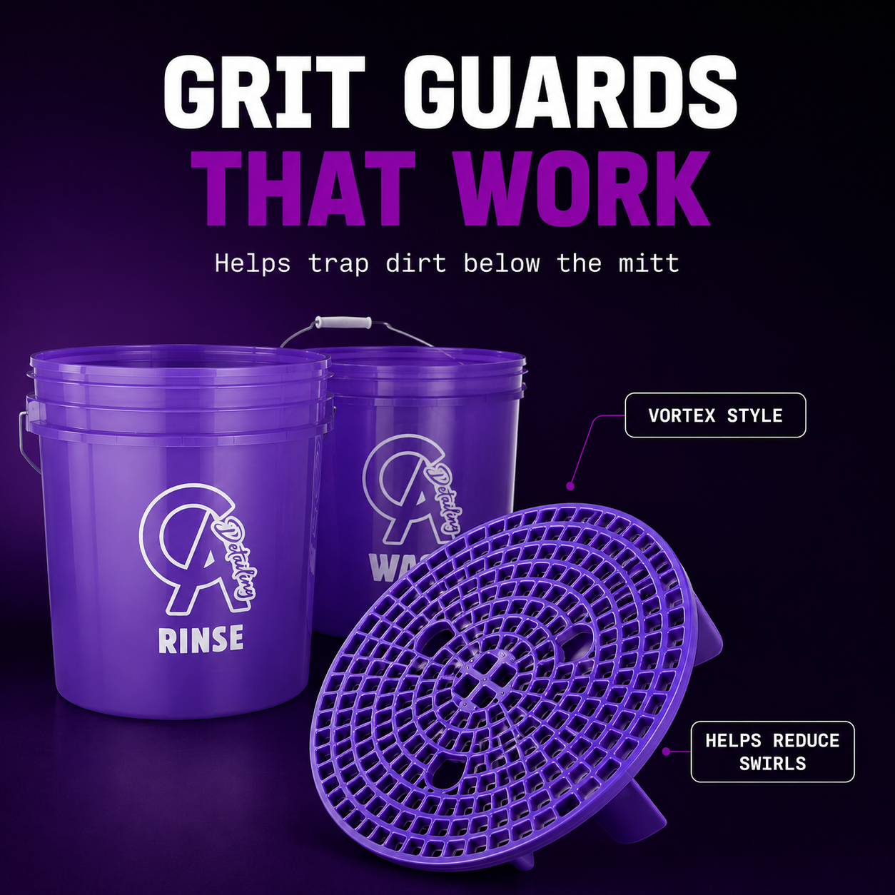 CAD Car Wash Buckets Sets