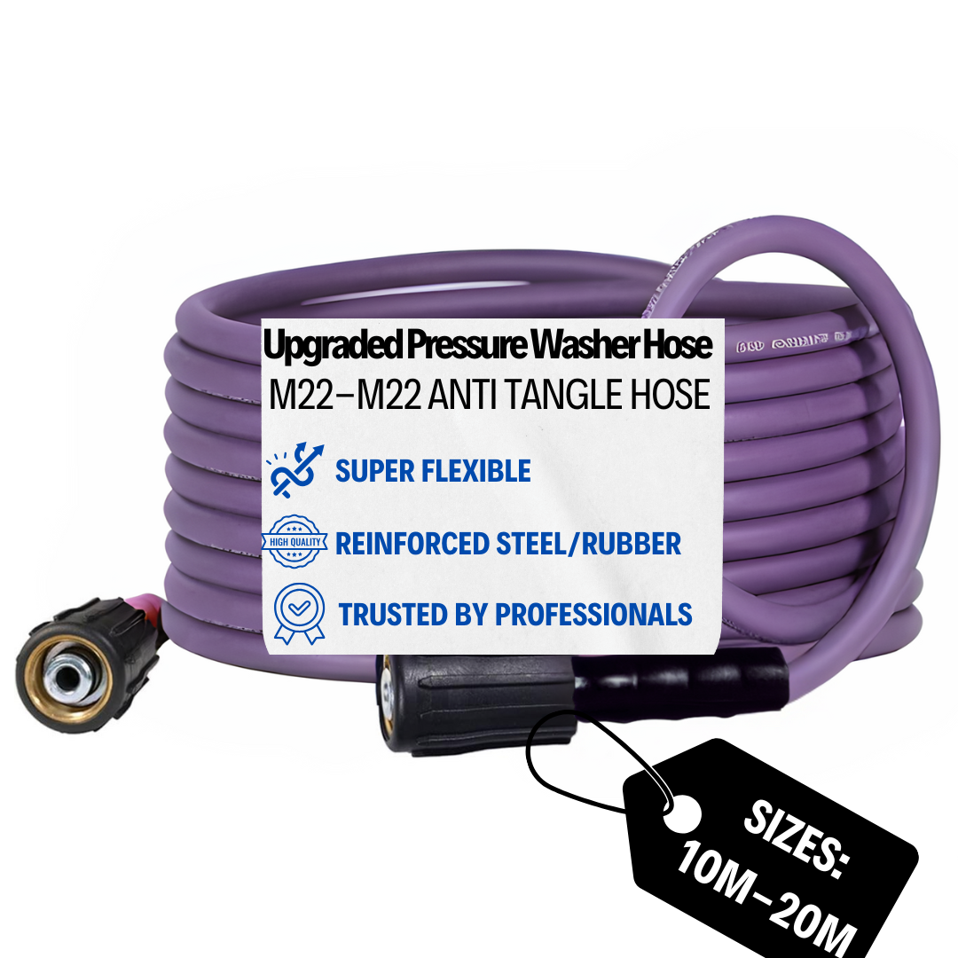 Kranzle M22-M22 Steel Replacement Pressure Washer Hose cadetailing