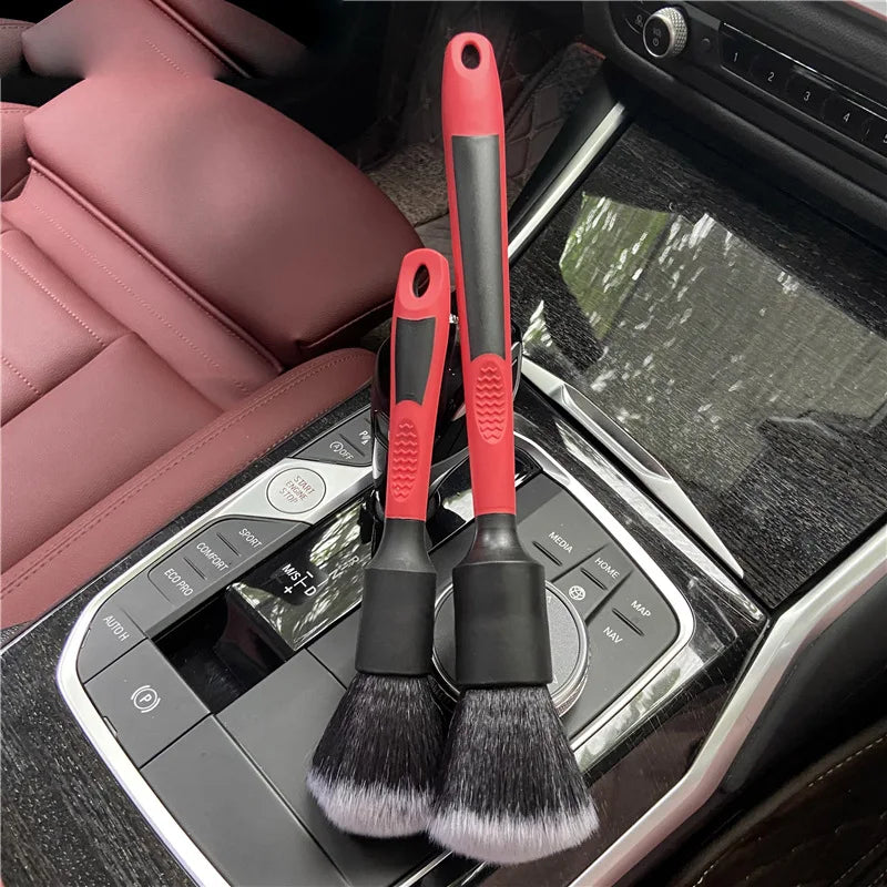 CAD Premium Soft Detailing Brush with Rubber Grip (2 Pack)