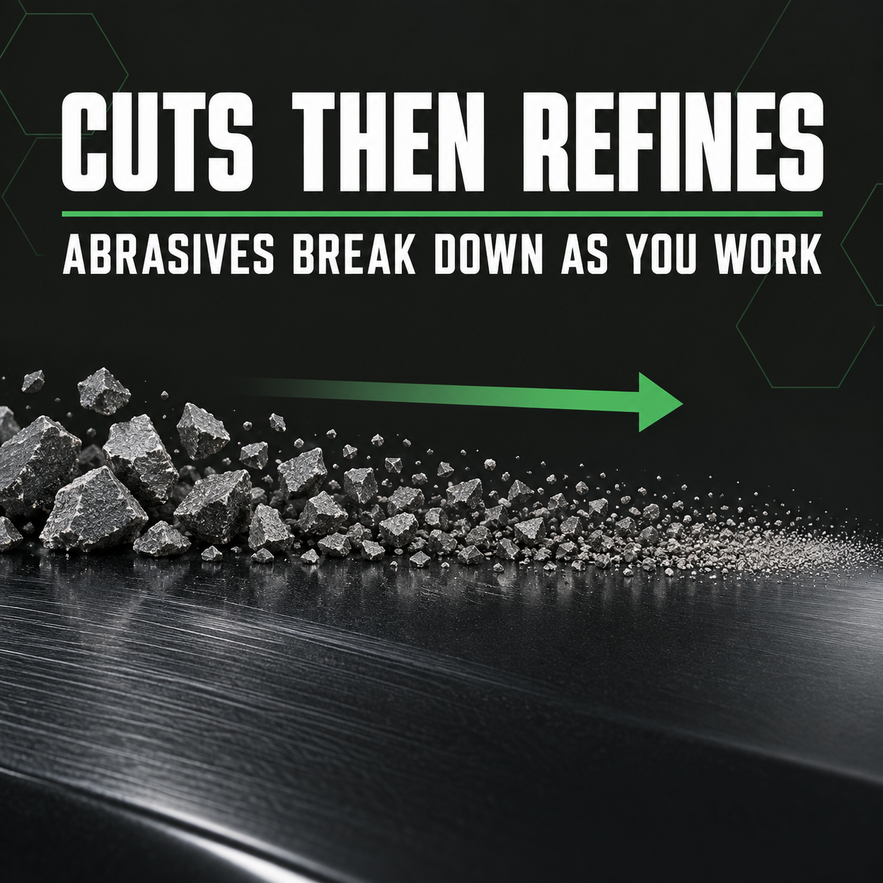3D AAT 501 - Cutting Compound — How does the cut refine?