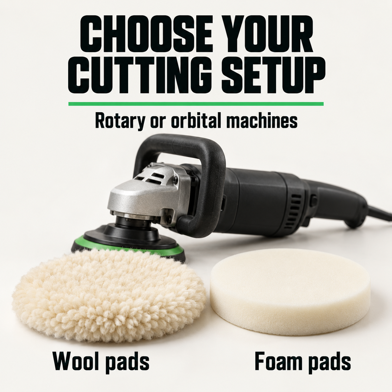 3D ACA 510 Premium Cutting Compound (Cuts P1000) — Which equipment works?