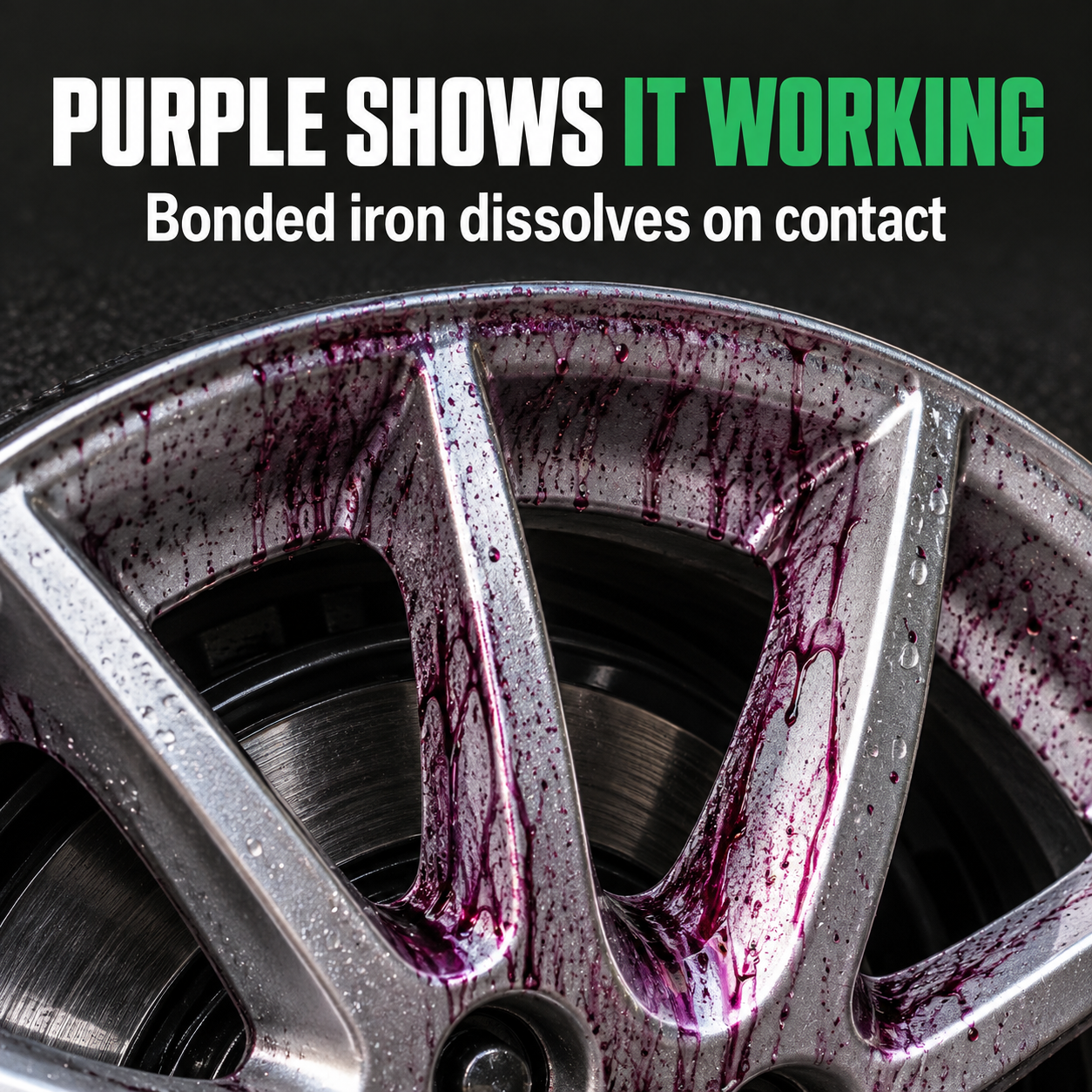 3D BDX - Iron Fallout & Brake Dust Remover — Why does it turn purple?