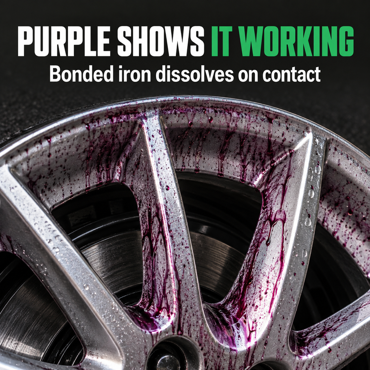 3D BDX - Iron Fallout & Brake Dust Remover — Why does it turn purple?