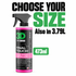 3D Final Touch - Quick Detailer Spray — Which sizes can I buy?