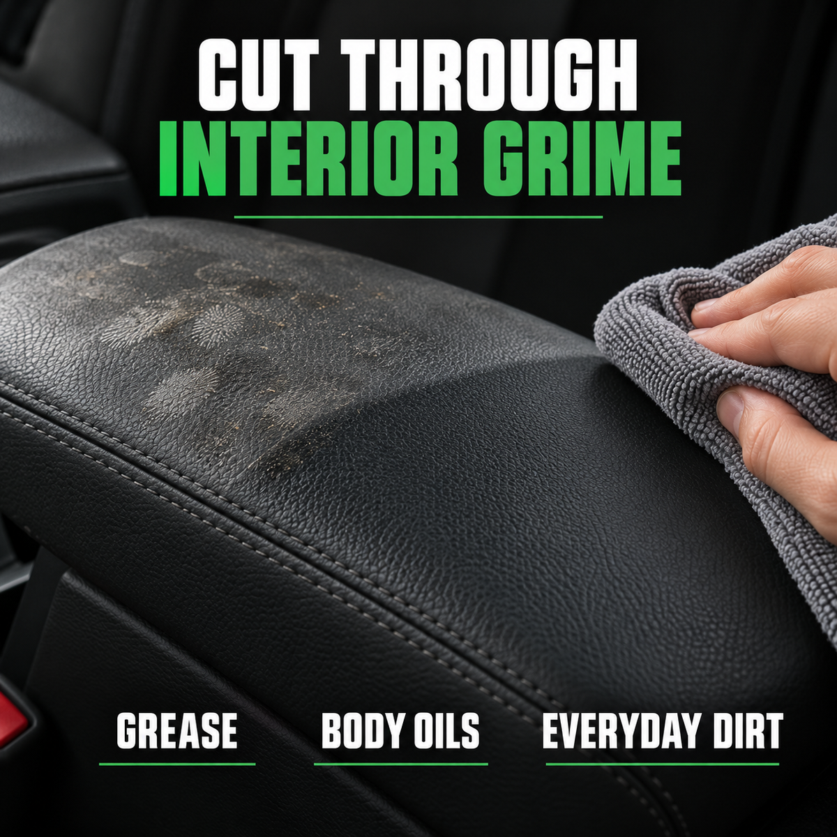 3D LVP Cleaner - Leather, Vinyl & Plastic Interior Cleaner — What does it remove?