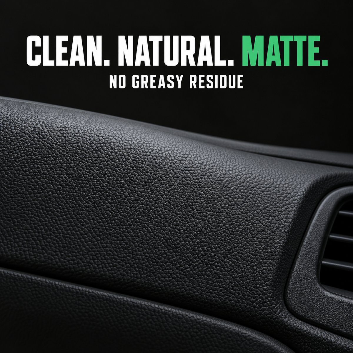 3D LVP Cleaner - Leather, Vinyl & Plastic Interior Cleaner — What finish remains?