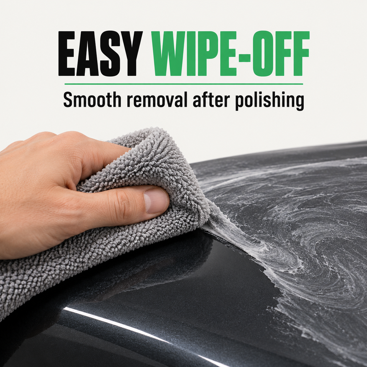 3D One Hybrid Compound and Finishing Polish — Is residue easy to remove?