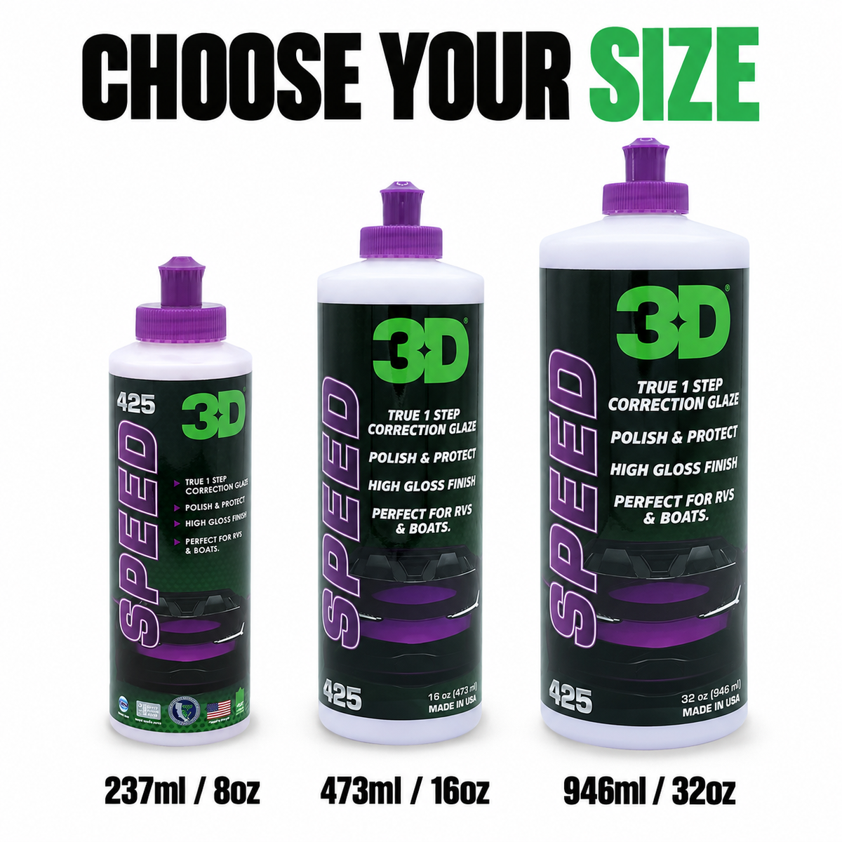 3D Speed All-In-One Compound — Which size should I choose?