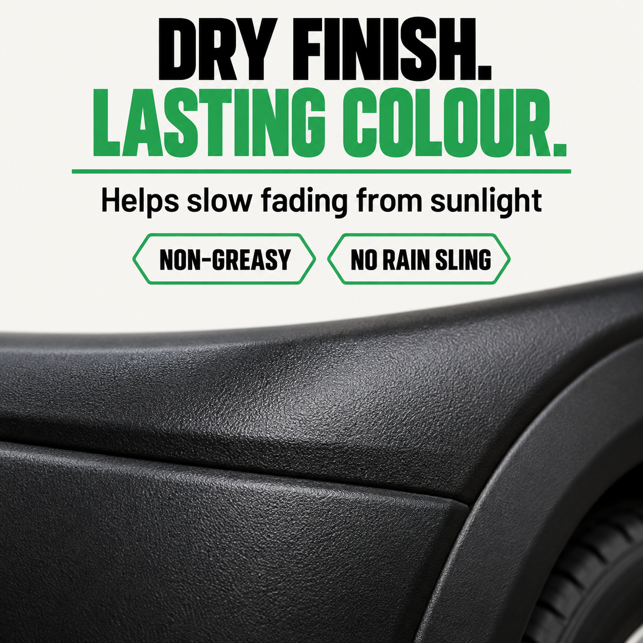 3D Trim Care - Trim Restorer & Protectant — What finish remains?