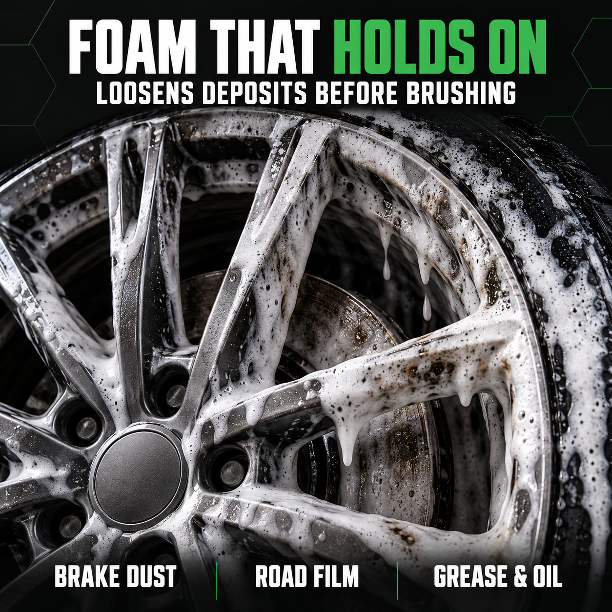 3D Wheel Kleen - All Wheel & Tyre Cleaner — Why does foam help?