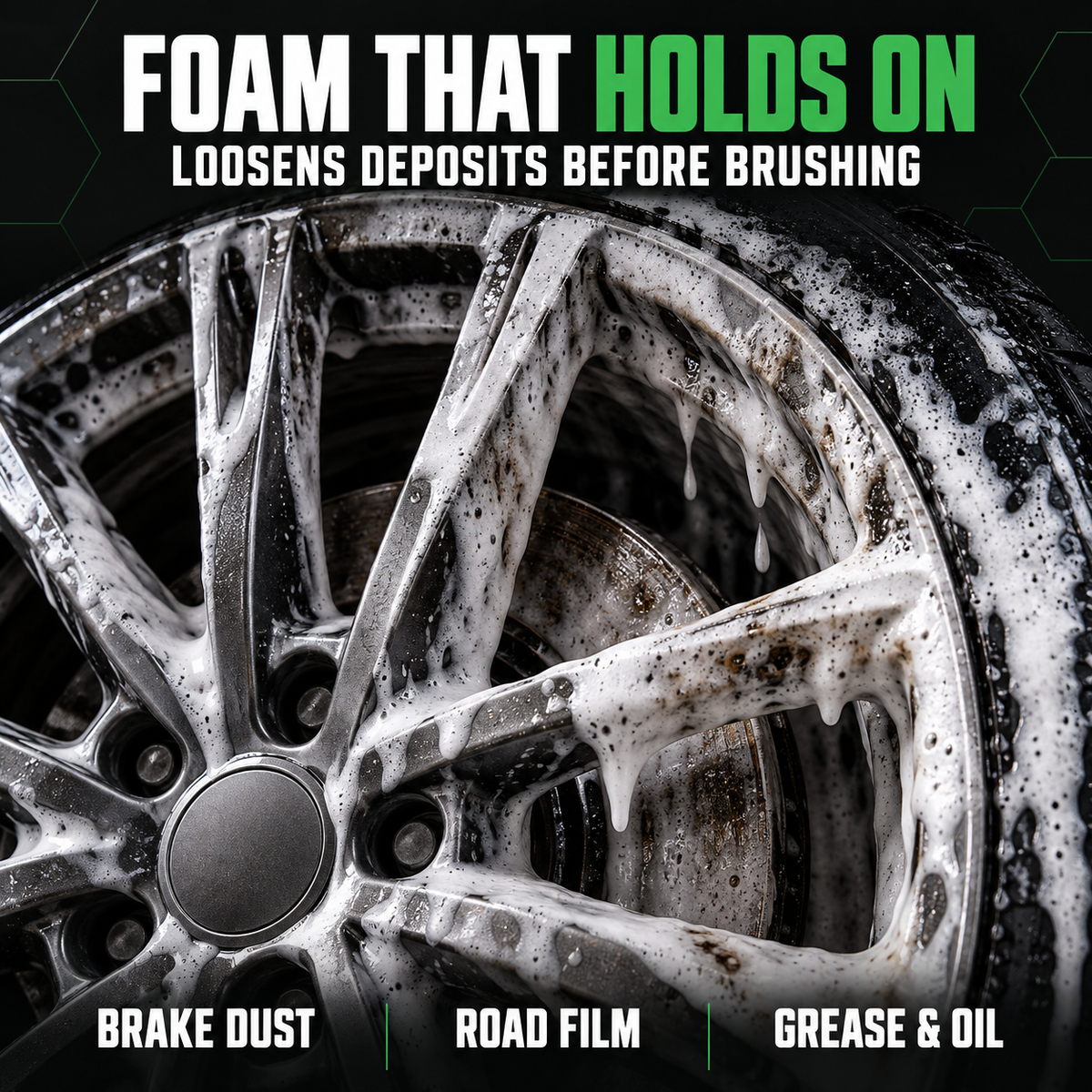 3D Wheel Kleen - All Wheel & Tyre Cleaner — Why does foam help?