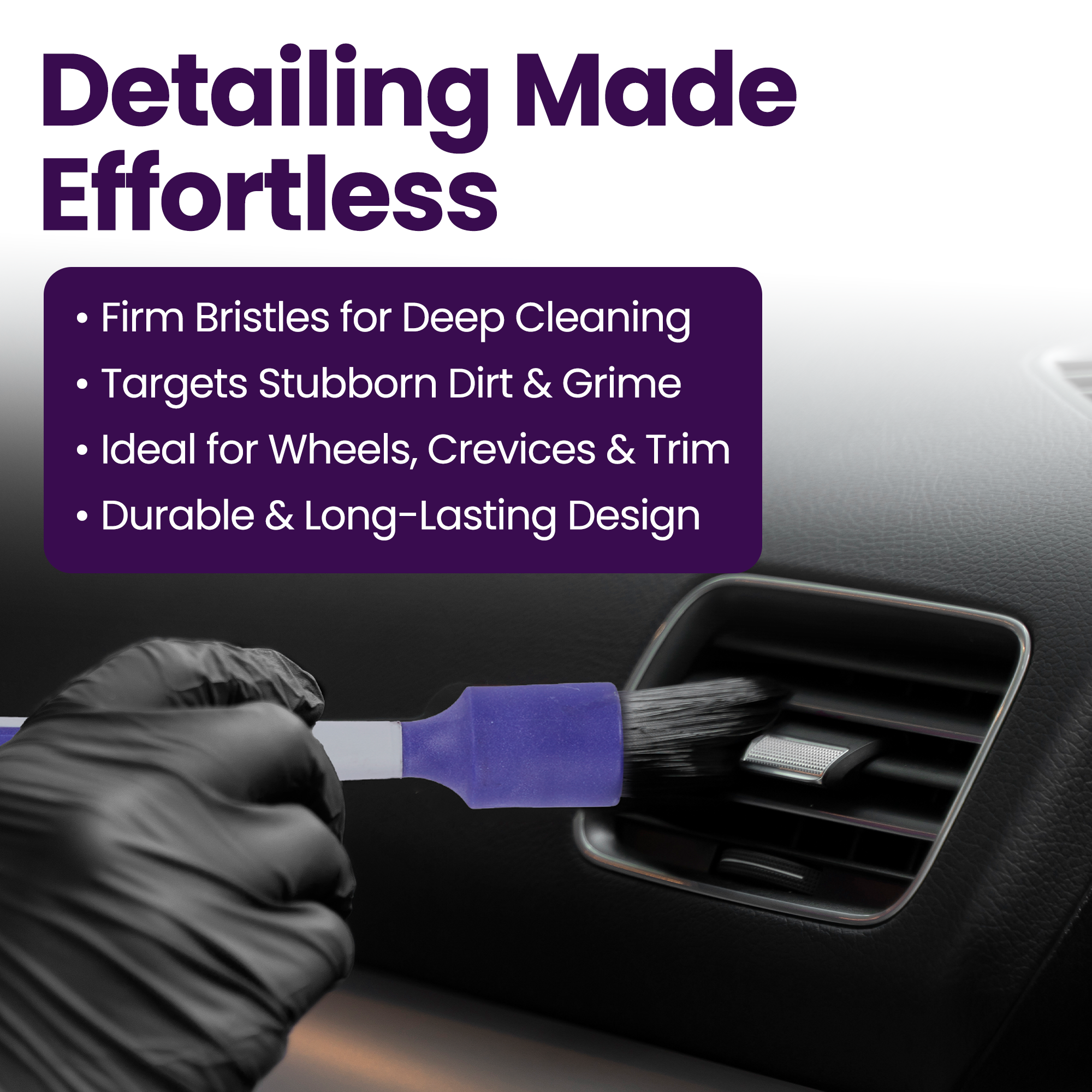 CAD Firm PP Bristle Professional Detailing Brushes