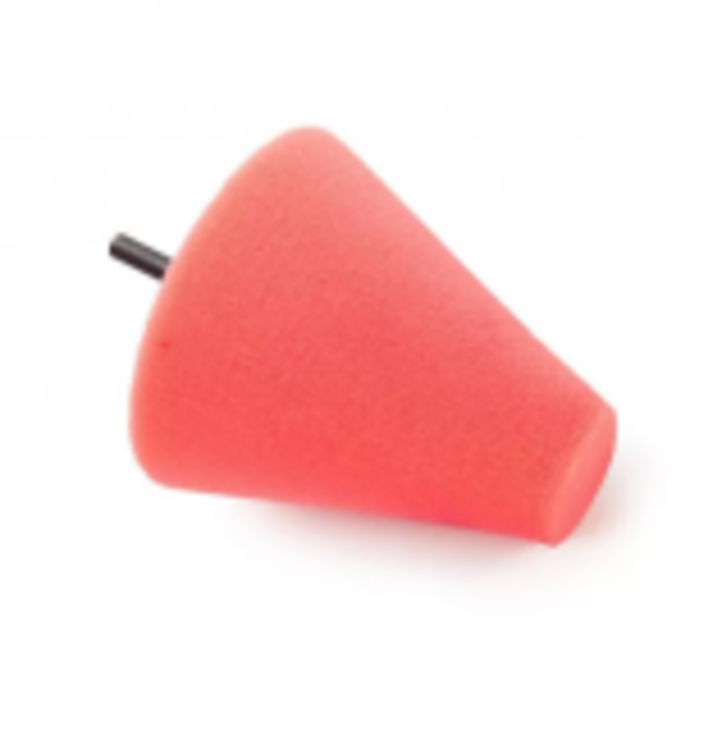 ShineMate Foam Polishing Cone — Red Soft Finishing foam grade
