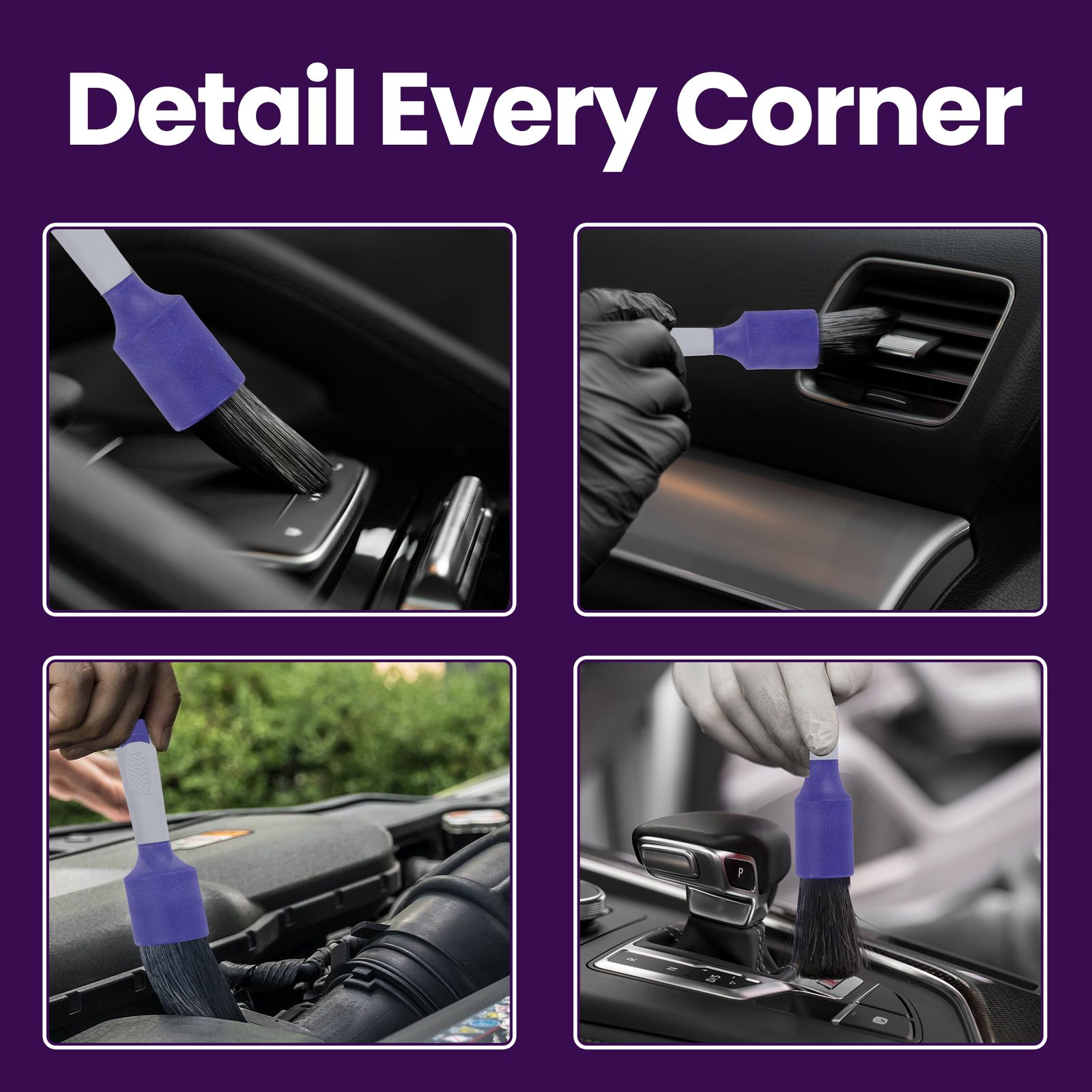 CAD Firm PP Bristle Professional Detailing Brushes