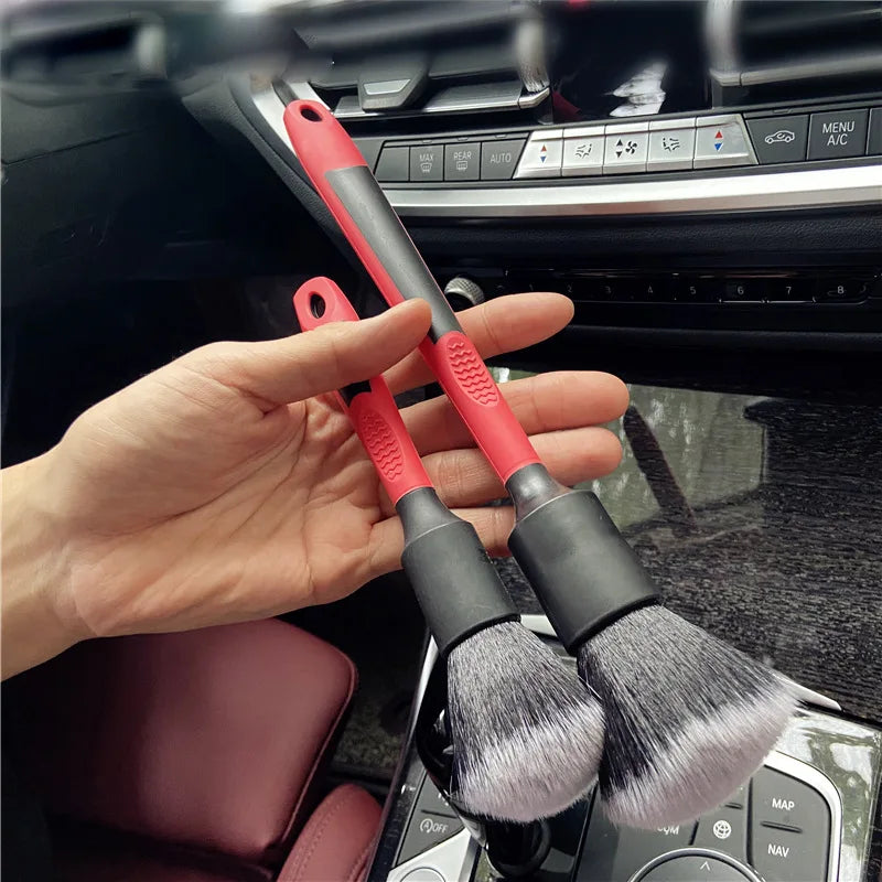 CAD Premium Soft Detailing Brush with Rubber Grip (2 Pack)