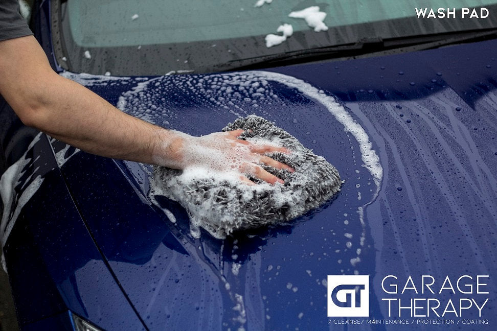 Garage Therapy Wash Pad — microfibre yarn close-up