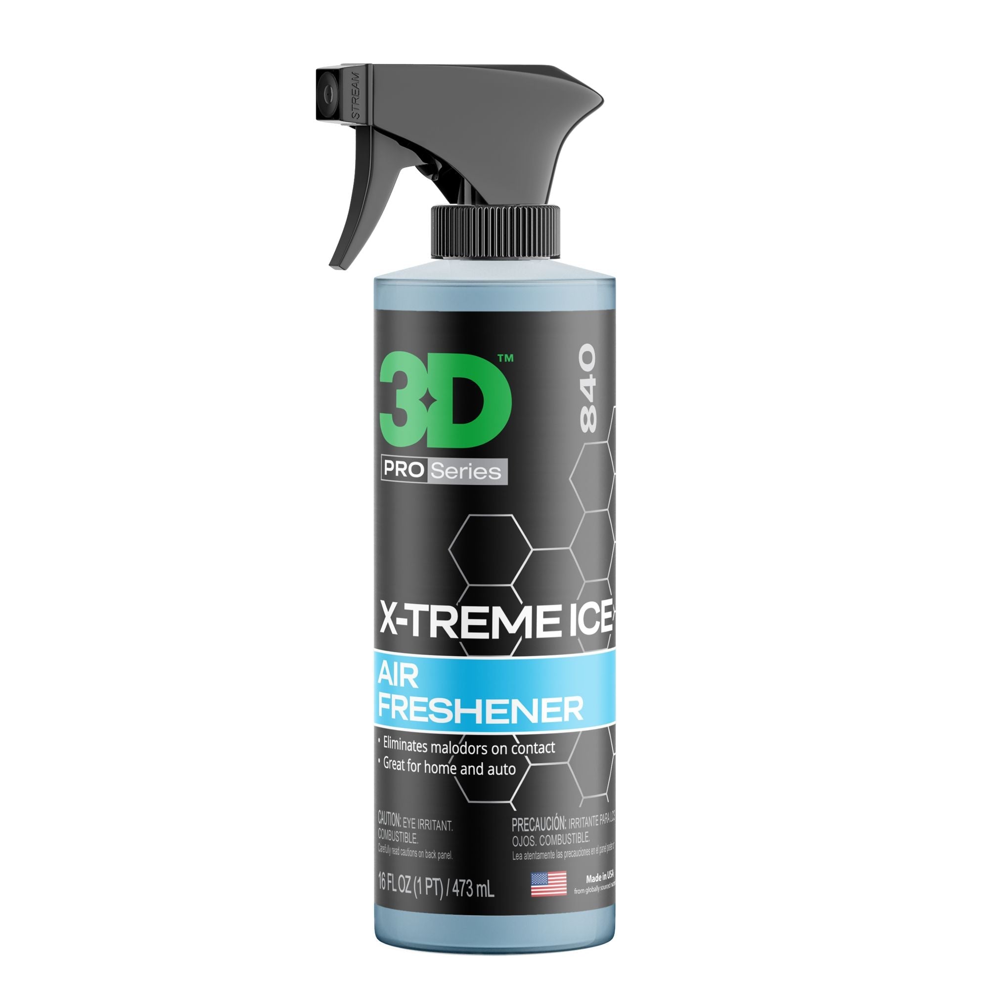3D X-treme Ice air freshener 473ml spray bottle