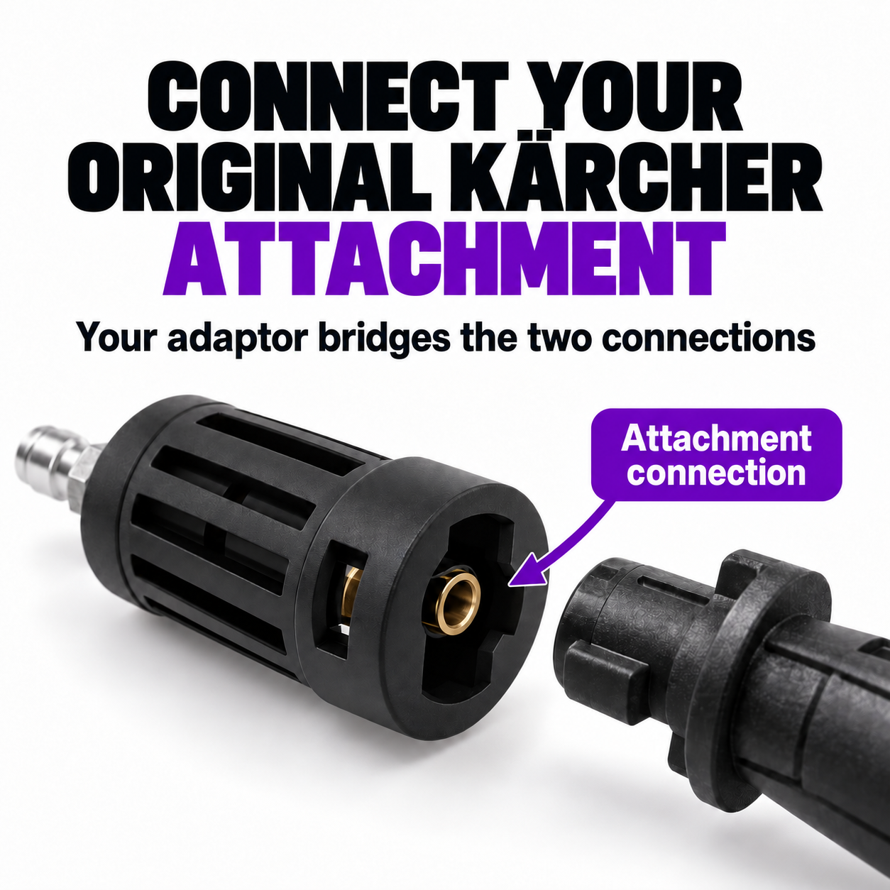 Karcher K Series Accessory Adaptor - 1/4" Quick Release Plug