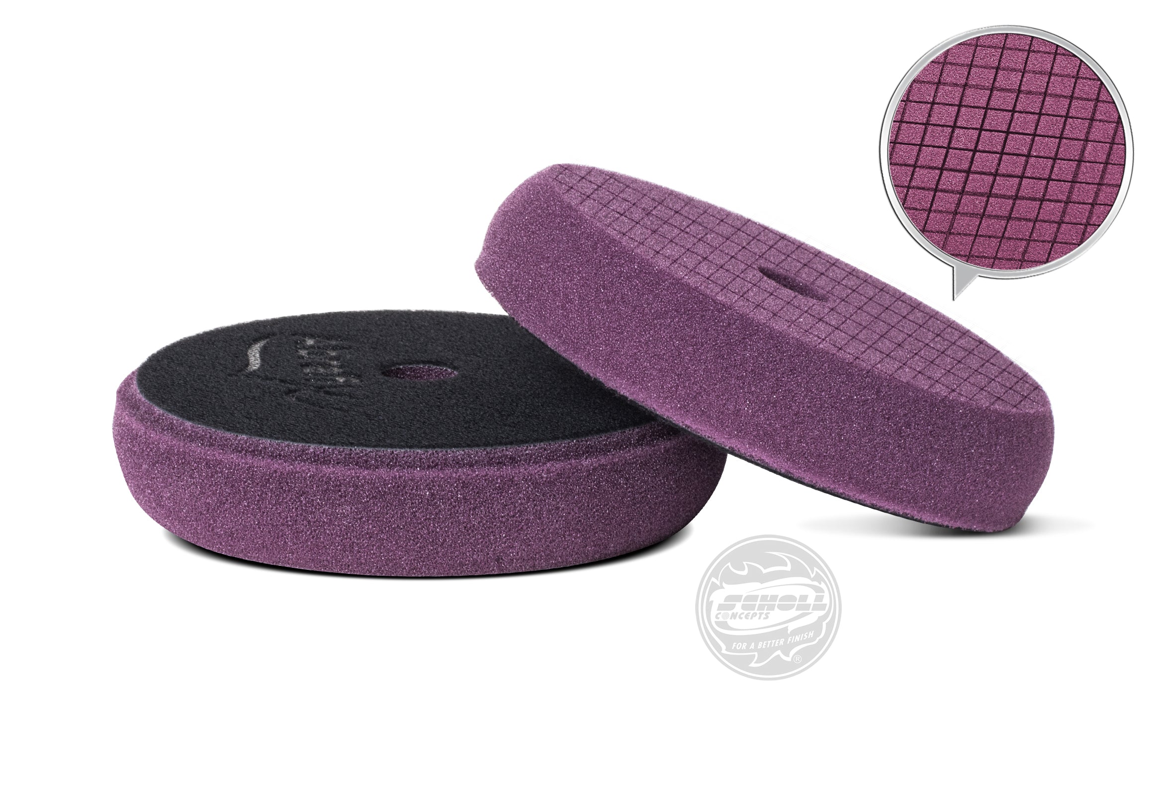 Purple SpiderPad Medium Cut Pad 145mm front
