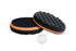 Black SOFTouch Waffle Finishing Pad 145mm front view 4