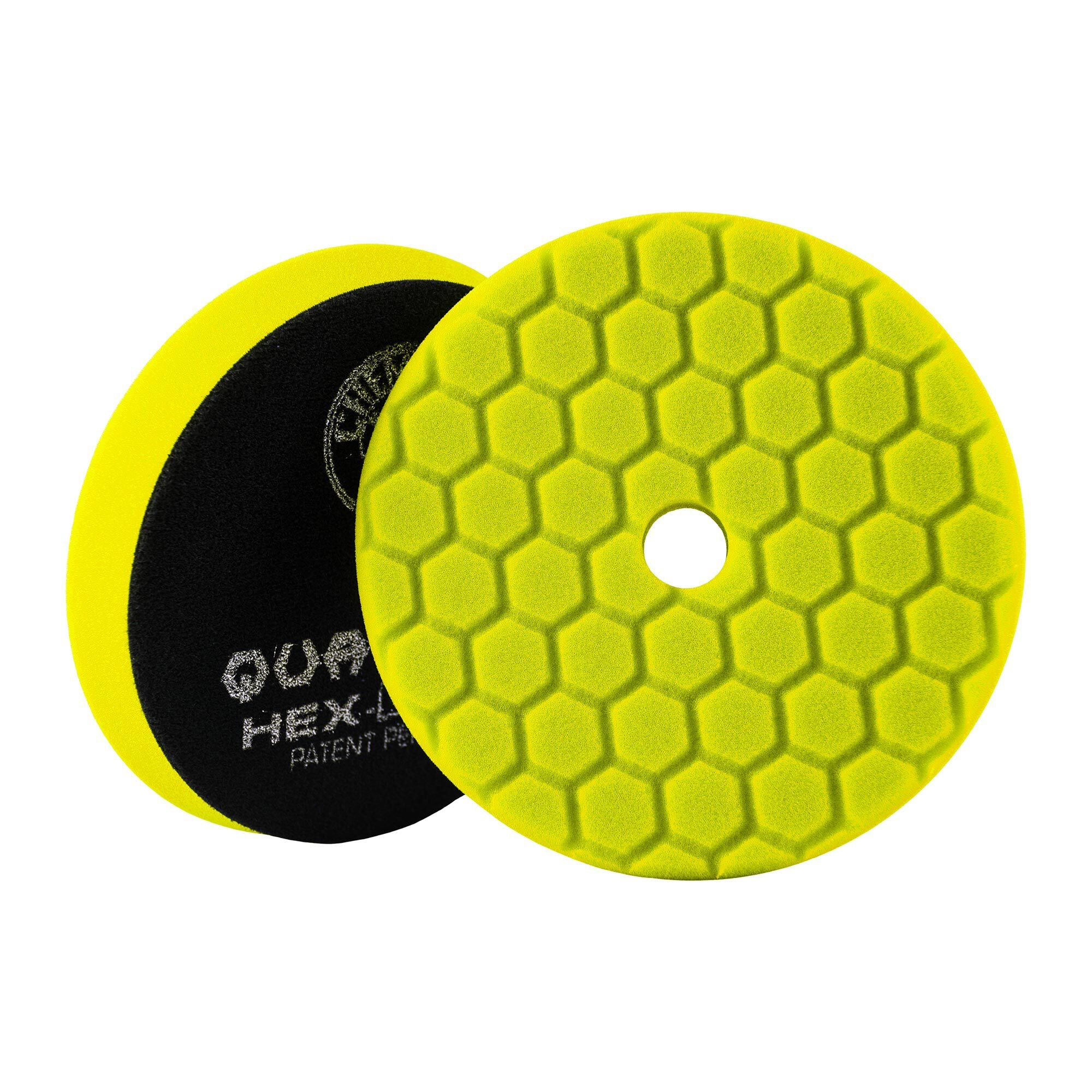Chemical Guys Hex-Logic Quantum Yellow Heavy Cutting Pad (Various Sizes)