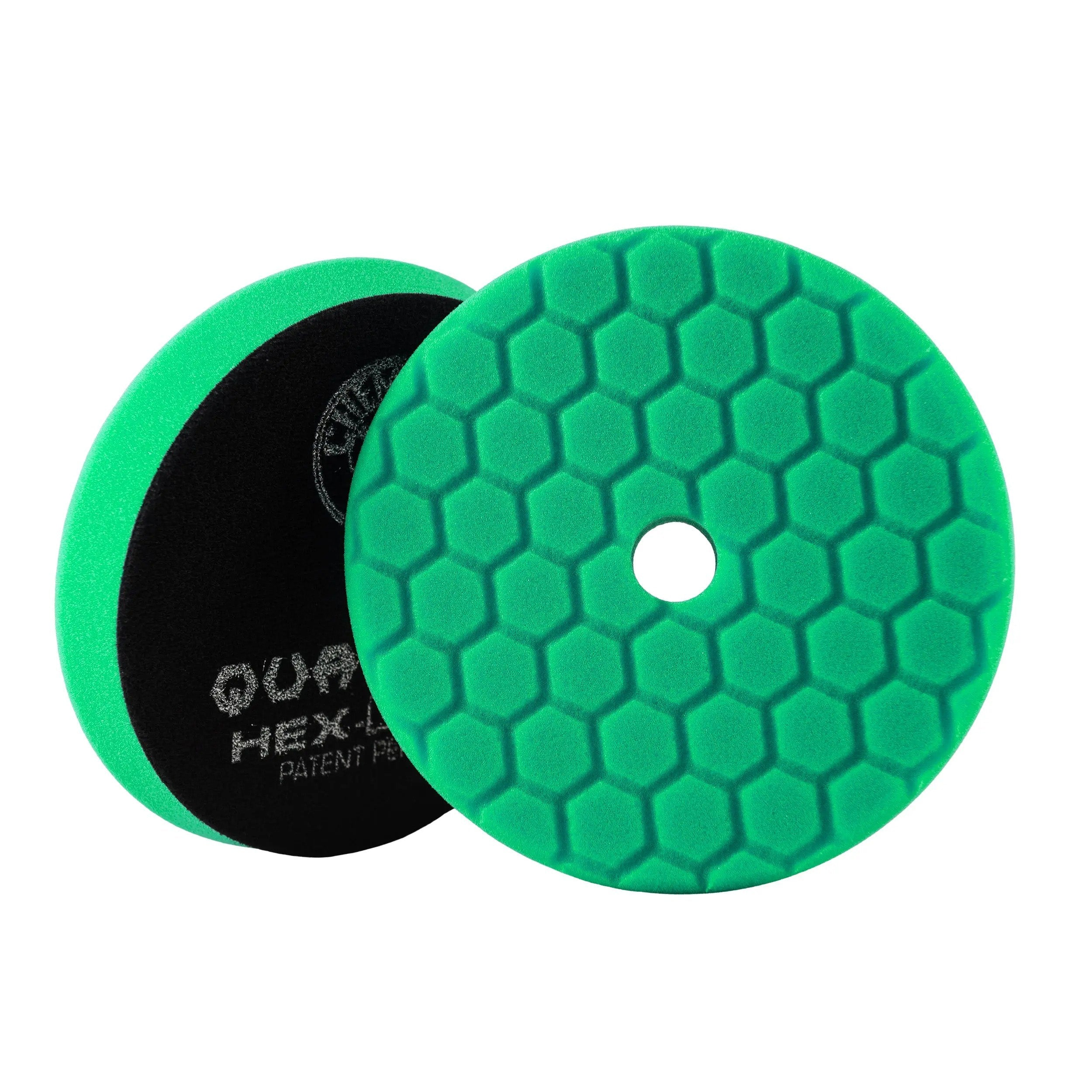Chemical Guys Hex-Logic Quantum Green Heavy Polishing Pad (Various Sizes)