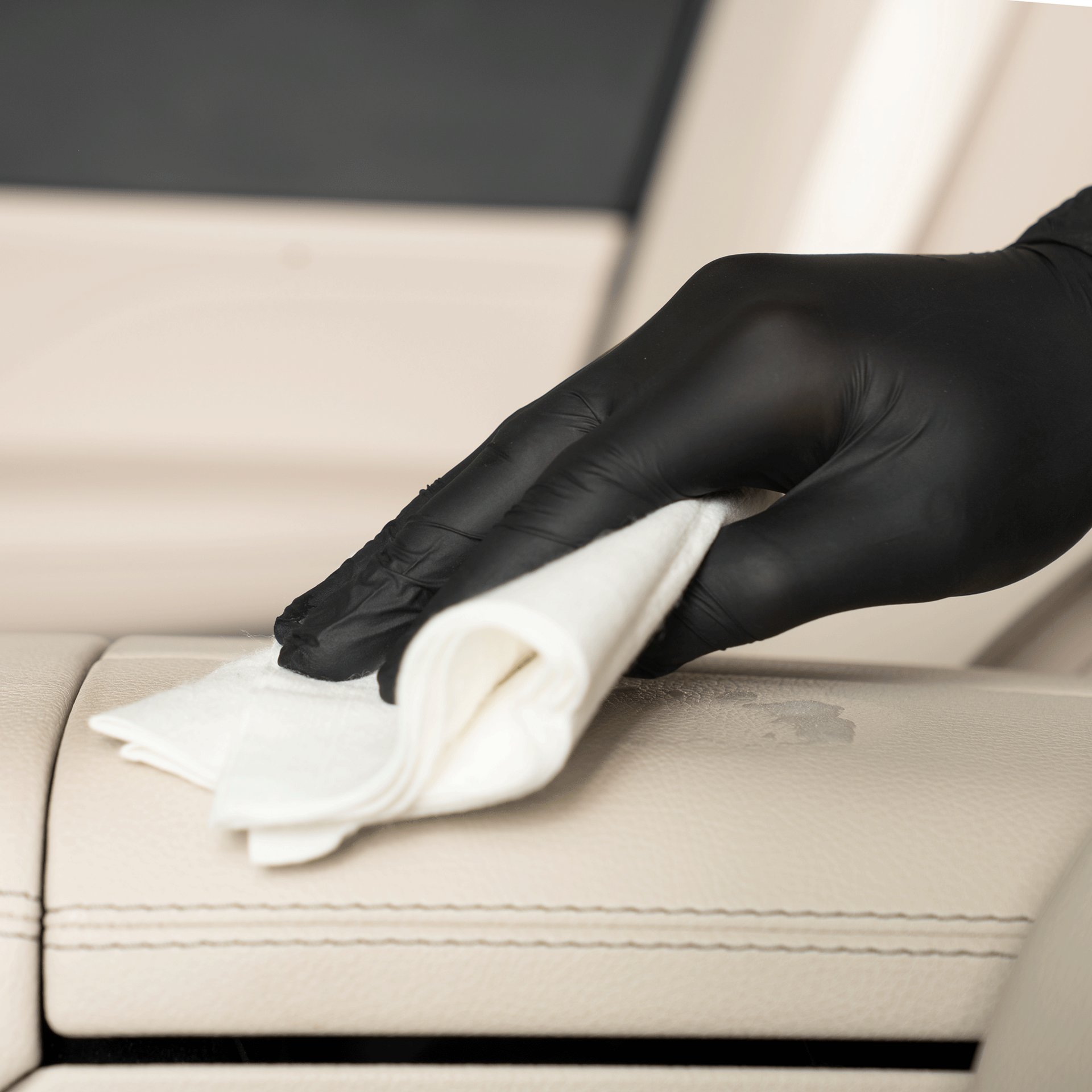 Colourlock Leather Shield being applied to smooth leather